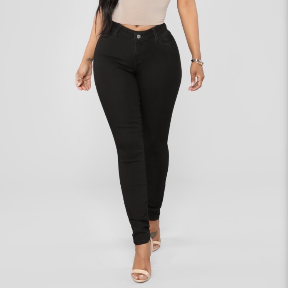 Classic Mid Rise Skinny Jeans